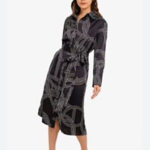 H&M Satin Shirtdress